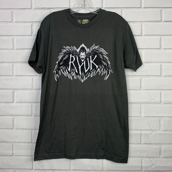 Tee Villain tshirt Ryuk Death Note gray grey ringspun cotton unisex medium M - Picture 6 of 6